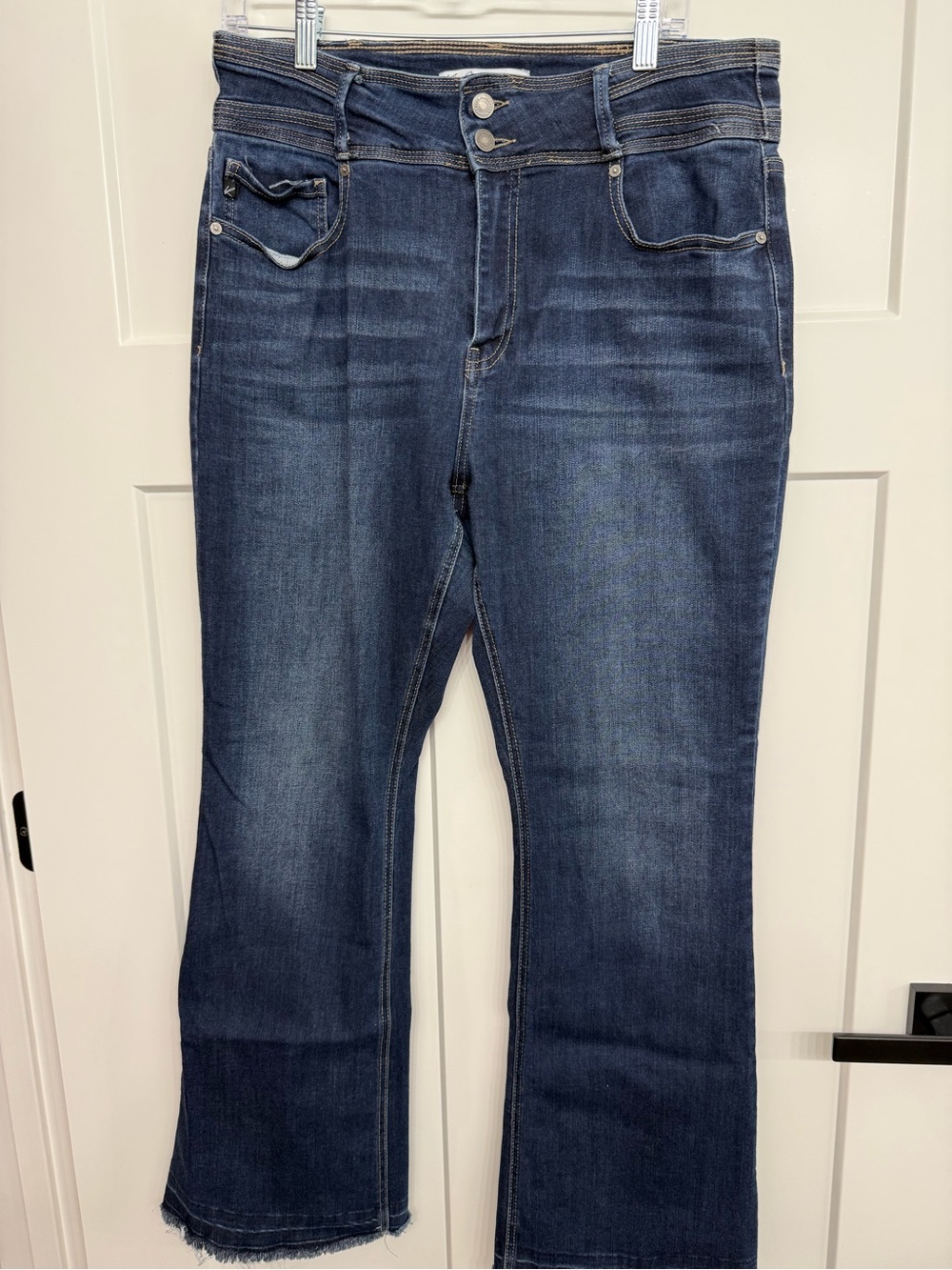 KanCan Dark Blue High-Rise Bootcut Jeans